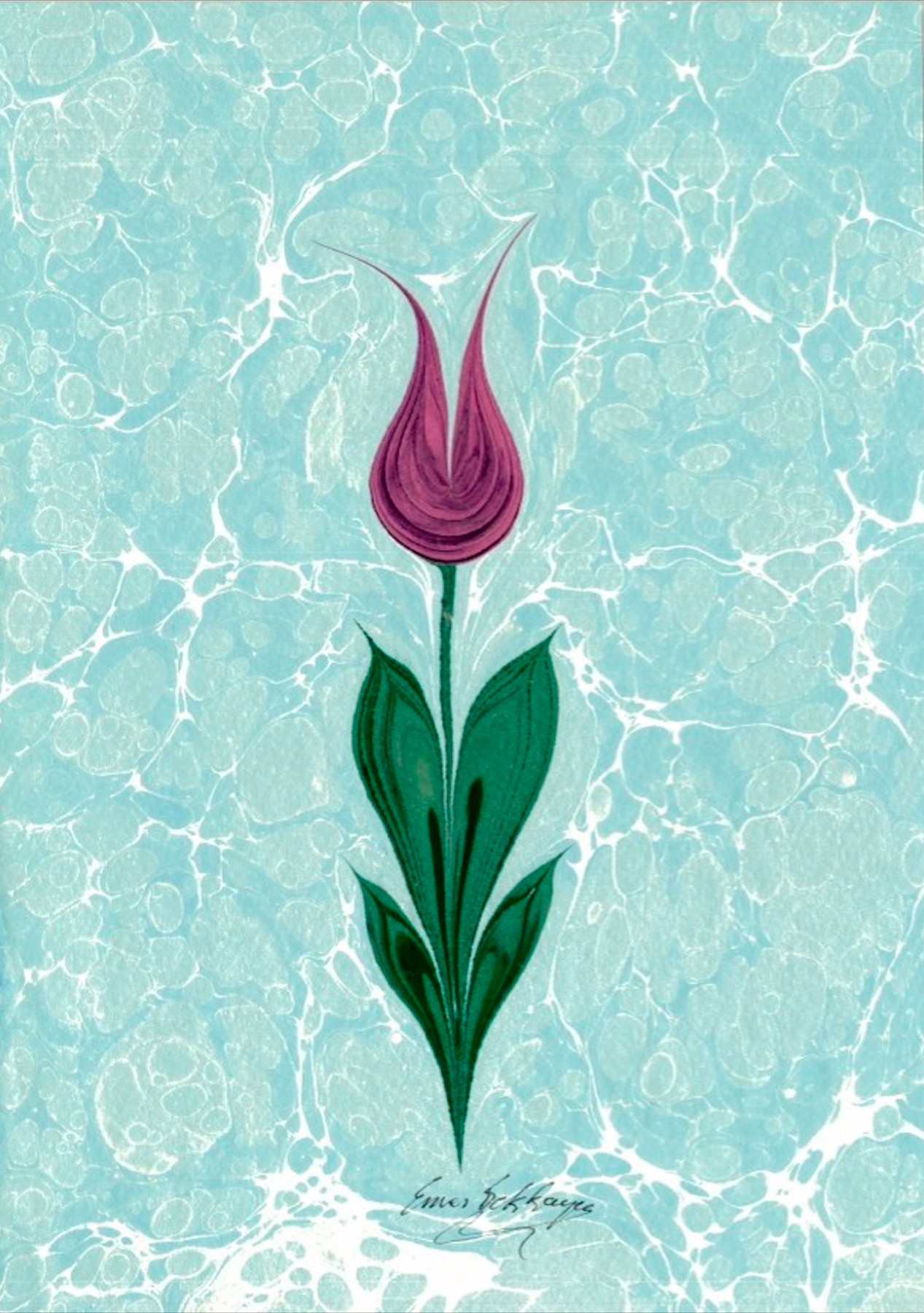 Marbling - Tulip